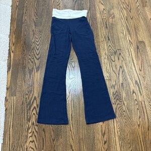 Navy Blue Kids Bottoms with Cream Waistband